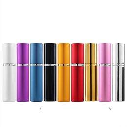 100pcs 10ML Mini Portable Aluminum Refillable Shampoo Bottle With Pump Empty Glass Cosmetic Cream Case For Travler