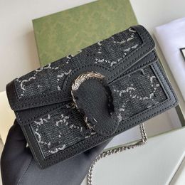 Luxury Designer Bag Women Shoulder Bags Leather Chain Crossbody Bag Black Brown Men Bags Flap Envelope Purse Casual Clutch
