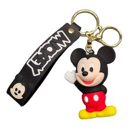 Anime Mouse Silicone Doll Keychain Bag Pendant Children's Gift Car Key Pendant