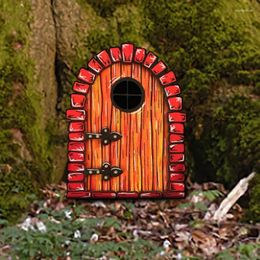 Garden Decorations Ornaments Decoration Tale Ornament With Elf Door For Kid Playhouse