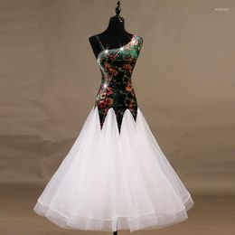 Stage Wear 2023 Costume Sale Ballroom Dance Skirts Est Design Woman Modern Waltz Tango Dress/standard Competition Dress MQ097