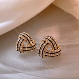 Stud Earrings 2023 Classic Geometric Triangle Shape Fashion Korean Women's Jewellery Sexy Temperament Party