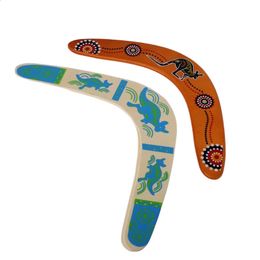 Novelty Games Kangaroo Throwback V Shaped Boomerang Flying Disc Throw Catch Outdoor Game kids toys Parent child interactive game props 231109