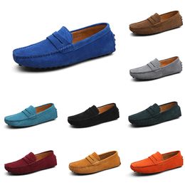 men casual shoes Espadrilles triple black navy brown wine red taupe green Sky Blue Burgundy candy mens sneakers outdoor jogging walking thirty five