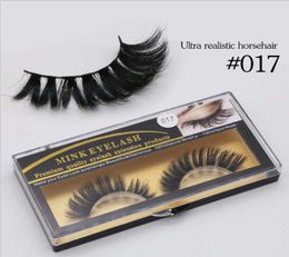 Horse hair Softer than Mink Handmade False Eyelash Full Strip Lashes in large stock ship1526036