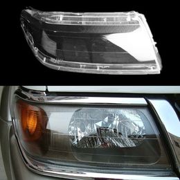 For Mitsubishi Sport Pajero Race Car Front Headlight Lens Cover Lampshade Glass Lampcover Caps Headlamp Shell Lamp Light Case