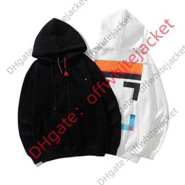 Autumn and Winter Sweatshirt Fashion Brand design colorful arrow print hoodies hoodies and Ow plush coats for men and women