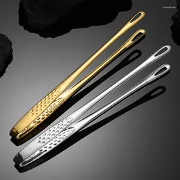 Tools 1pcs 304 Korean Barbecue Clip Stainless Steel Steak Golden Buffet Extended Bread