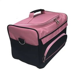 Cosmetic Bags Cases Professional Barber Scissor Bag Salon Hairdressing Storage Bags Hair Scissors Tool Makeup Case with Strip 231109