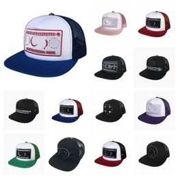 Luxury Snapbacks designer hats cross flower cotton baseball hearts mens Unisex Embroidery Snapback blue black adult sun hat Athletic Outdoor sport cap mix order