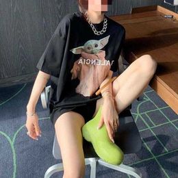 2023 New designer womens t shirt high-end Shirt High Edition Top Classic Yoda Baby Alien Sleeve T-shirt Same Product