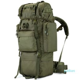 Designer-School Bags 70L Large Capacity Military Tactical Backpack Man Climbing Oxford s Men's Waterproof Travel Bag