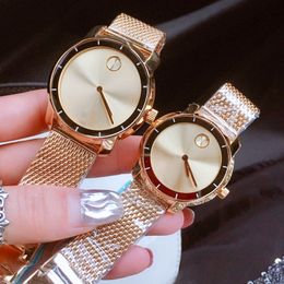 Watch Mens Womens Watches hochwertige Designer -Paar Uhren Quarzbewegung 36 mm 42 mm Saphirglasspiegel Stahl Mesh Gurt Fashion Watch