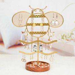 Jewelry Pouches Ladybird Earrings Necklace Ring Pendant Bracelet Display Stand Tray Storage Racks Organizer Holder Make Up Decor