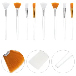Makeup Brushes 16 Pcs Smudge Stick Mask Brush Sleeping Face Fan Bulk Plastic Applicator Highlighter