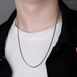 Chains Se National Tide Domineering Necklace Men's Pendant Six-character Mantra Hipster Double Faucet Retro Chain Accessories Jewellery