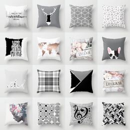 Pillow /Decorative Nordic Design Style Geometric Modern Simple Sofa Big Living Room Bedroom Pillows Decor Home