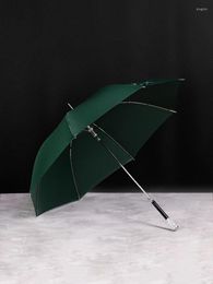 Umbrellas Long Handle Umbrella Male Windproof Manual Outdoor Golf Luxury Sunshades Large Wind Resistant Sombrillas Big