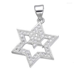 Charms Selling Jewellery Bijoux Zircon Star Pendants For Making Diy Copper Micro Pave Floating Wholesale Bedels