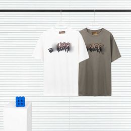 Womens Designer t shirt tracksuit Shirt High Edition Lian Ming Summer Mutual Direct Jet Printing OS Unisex T-shirt Sleeve