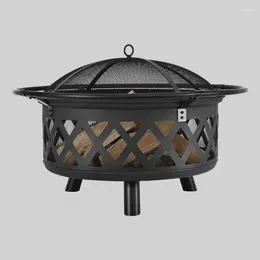 Tools Household Round Barbecue Stove Roasting Outdoor Courtyard Firewood Charcoal Heating Brazier