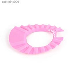 Shower Caps Safe Shampoo Caps Shower Bathing Bath Protective Cap Baby Wash Hair Shield Children Bathing Shower Hat For Baby Care 3 ColorsL231110