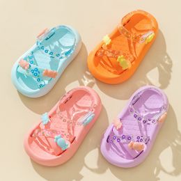 First Walkers Summer baby shoes girls' sandals mule sandals girls' sandals children's garden sandals 230410