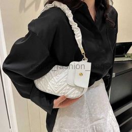 Shoulder Bags 2023 Fasion Vintage Women's Underarm Bag Casual Women Bags Zipper bolsoscatlin_fashion_bags