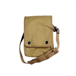 Backpack Map Bag Outdoors American Sundry Men's One Shoulder Canvas