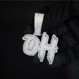 Designer Jewellery Hot selling custom Pendant Hip Hop Jewellery 925 Sterling Silver VVS Moissanite Diamond Pendant