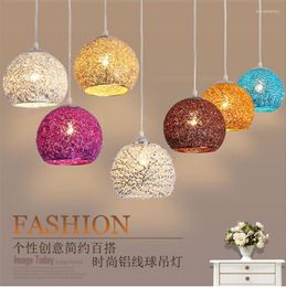 Pendant Lamps Northern Europe Light Aluminum Wire Simplicity Chandeliers Multiple Style Creativity Dining Table Lights Bedroom Lamp