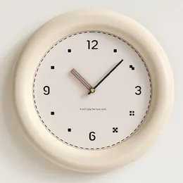 Wall Clocks Classic Decoration Clock Home Hand Gift Elegant Living Roomnumber Round White Designer Silent Reloj Decor