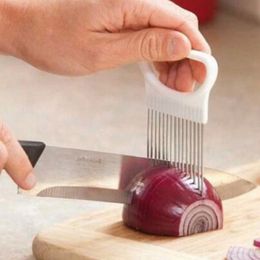 50pcs/lot Stainless Steel Onion Plugs Onion Cutter Fruit And Vegetable Cutter Holder Tenderizer Pin Kitchen Tool Onion Pin