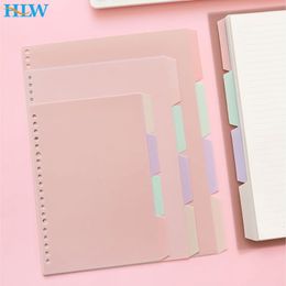 Notepads 4Pcsset A5 B5 A4 bound index separator page loose notebook scrapbook stationery bookmarks school office supplies 230408