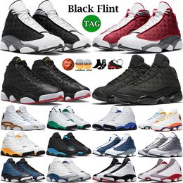 Men Women Basketball Shoes 13s 13 Black Flint Cat University Blue Court Purple Bred Reverse He Got Game Altitude Cap and Gown Mens Sports Sneakers