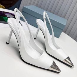 shoes woman designer heels slingback pumps dress shoe kitten high heels steel pointy toe pump sandles black white pink pumps women heels