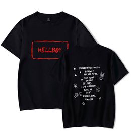 Men's T-Shirts Lil Peep T-shirt Hell Boys Hip Hop Fashion Women's T-shirt Men's Street Clothing Vintage T-shirt Unisex Summer Cotton Short Sleeve T-shirt 230410