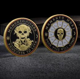 Arts and Crafts Skull Head Foreign Commemorative Medal