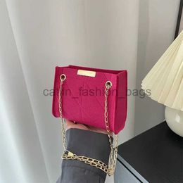 Shoulder Bags Felt Ladies New Tide Fasion Crossbody Bag Girls Casual Metal Tote Bagcatlin_fashion_bags