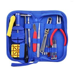 Watch Repair Kits 17x Set Professional Case Opener For Beginner Adjuster With Carrying Bag Chain Replacement Tool