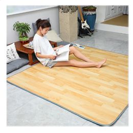 Other Home Garden Multiple sizes Electric Heating Pad 220V Thermal Warmer Waterproof Heated Floor Carpet Thermostat Warming Tools Foot Mat 231109