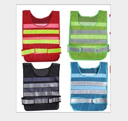 Traffic Cleaning Highways Sanitation Reflective Safety Clothing Breathable Mesh High Visibility Reflective Warning Clothes Vest RRB10930 ZZ