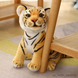 Stuffed Plush Animals CM White Tiger Plush Toy Stuffed Soft Wild Animal Forest Tiger Dolls For Children Kids Birthday Gift