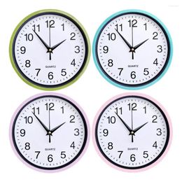 Wall Clocks Use Clock Number Round For Home Office Decoration Silent Non-ticking 8 Inch Hanging