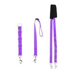 Dog Collars 3pcs Noose Restraint Washing Loop Pet Supplies Traction Grooming Strap Puppy Bathing Belly Pad Band Adjustable Harness