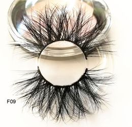 Length 25mm mink lashes extra Long 3D mink eyelashes Big dramatic Crisscross Strands Lashes Natural Fake lashes Extension Beauty3514163