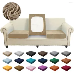 Chair Covers LZ Velvet Couch Cushion Stretch Sectional L Shape Chaise Lounge For Living Room