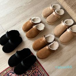 Black Beige Slippers Boston Clogs Golden Star Beach Sandal Australian Cross Slides Classic Women Men Fall Mustard Seed Chestnut Winter Shoes