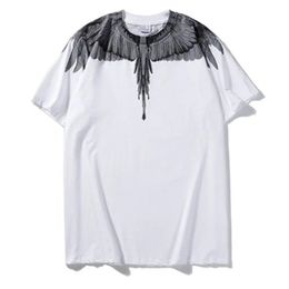 fashion brand mb short sleeve marcelo classic jersey burlon phantom wing t-shirt color feather lightning blade couple half t-shirt6IT8