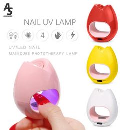 Nail Dryers Dryer LED Portable Lamp Mini UV For Curing All Gel Polish With Motion Sensing Manicure Pedicure Salon Tool497